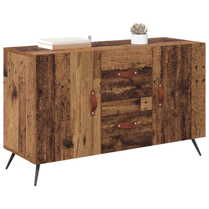 Servírovací Skříň Staré Dřevo 100 X 36 X 60 Cm Kompozitní Dřevo