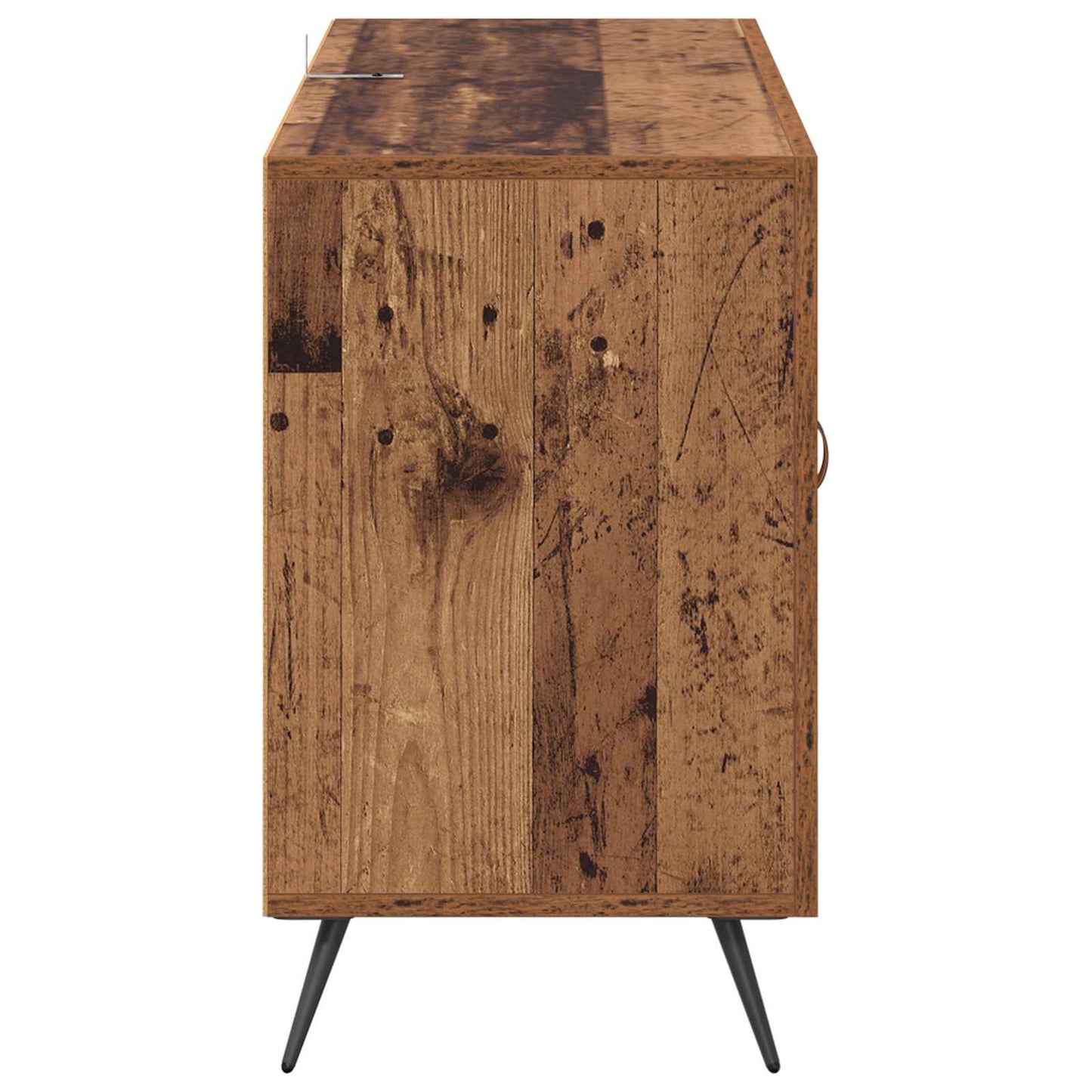Servírovací Skříň Staré Dřevo 100 X 36 X 60 Cm Kompozitní Dřevo