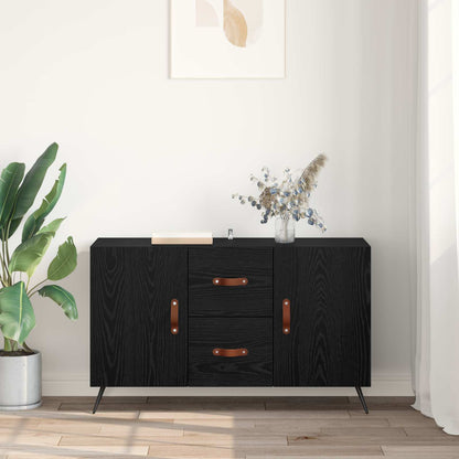 Servírovací Skříň Černý Dub 100 X 36 X 60 Cm Kompozitní Dřevo