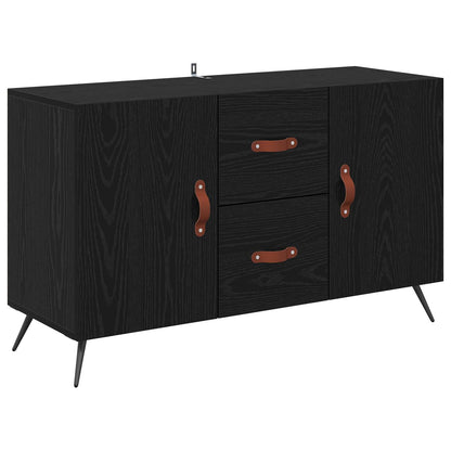 Servírovací Skříň Černý Dub 100 X 36 X 60 Cm Kompozitní Dřevo