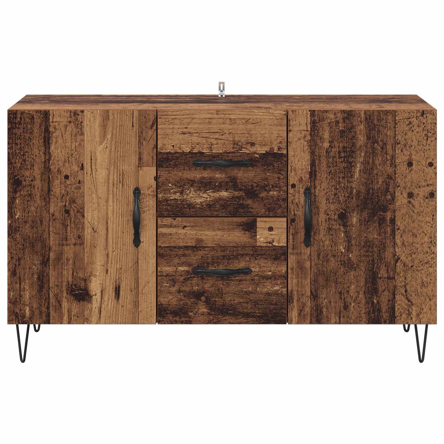 Servírovací Skříň Staré Dřevo 100 X 36 X 60 Cm Kompozitní Dřevo