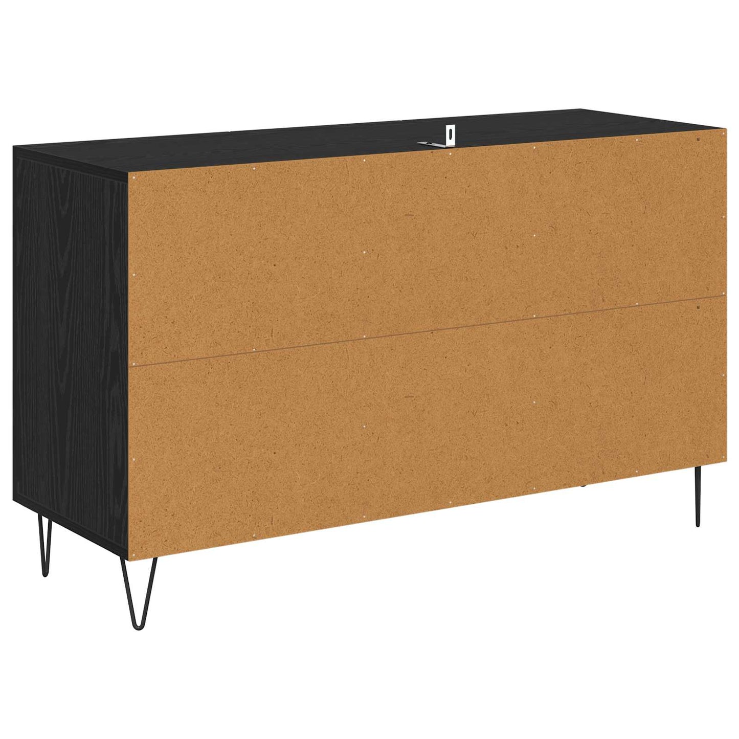 Servírovací Skříň Černý Dub 100 X 36 X 60 Cm Kompozitní Dřevo