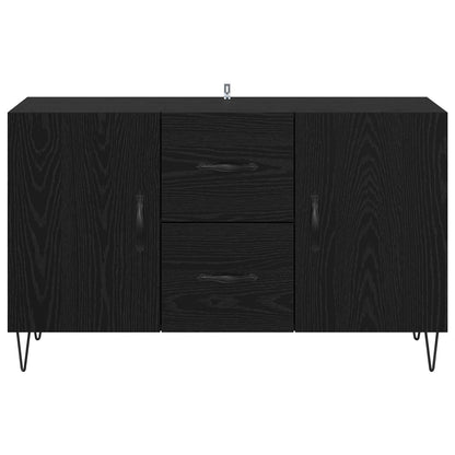 Servírovací Skříň Černý Dub 100 X 36 X 60 Cm Kompozitní Dřevo