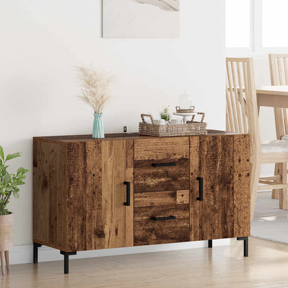 Servírovací Skříň Staré Dřevo 100 X 36 X 60 Cm Kompozitní Dřevo