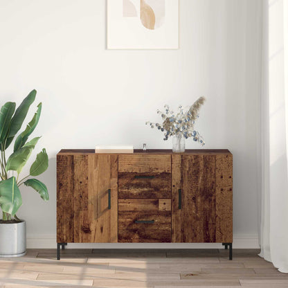 Servírovací Skříň Staré Dřevo 100 X 36 X 60 Cm Kompozitní Dřevo
