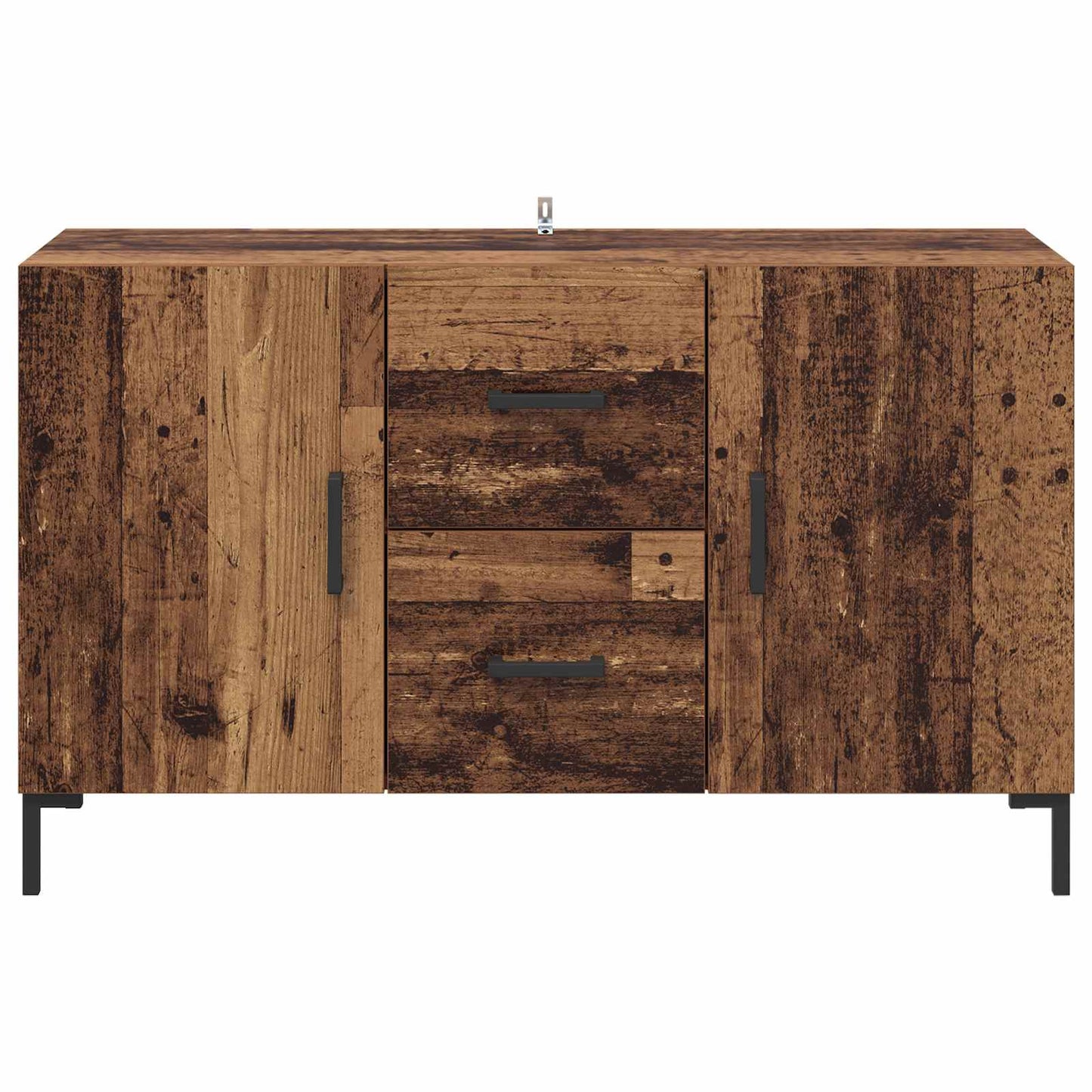 Servírovací Skříň Staré Dřevo 100 X 36 X 60 Cm Kompozitní Dřevo