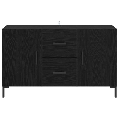 Servírovací Skříň Černý Dub 100 X 36 X 60 Cm Kompozitní Dřevo