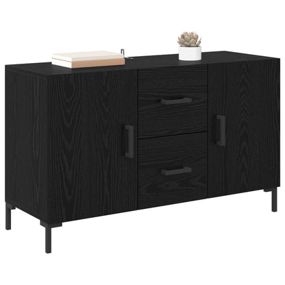 Servírovací Skříň Černý Dub 100 X 36 X 60 Cm Kompozitní Dřevo