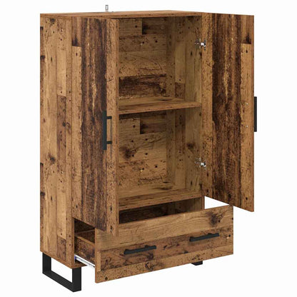 Vysoký Bufet Staré Dřevo 69,5 X 30 X 115 Cm Kompozitní Dřevo