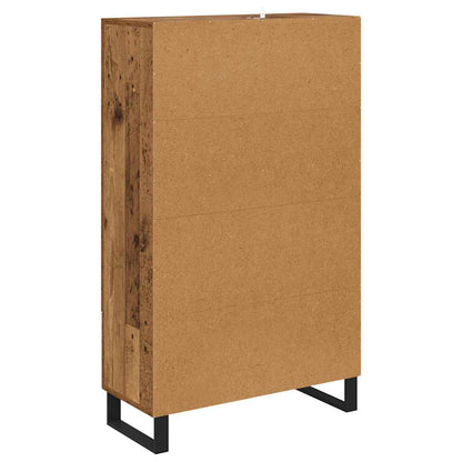 Vysoký Bufet Staré Dřevo 69,5 X 30 X 115 Cm Kompozitní Dřevo