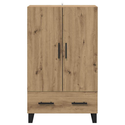 Vysoký Bufet Artisanový Dub 69,5 X 30 X 115 Cm Kompozitní Dřevo