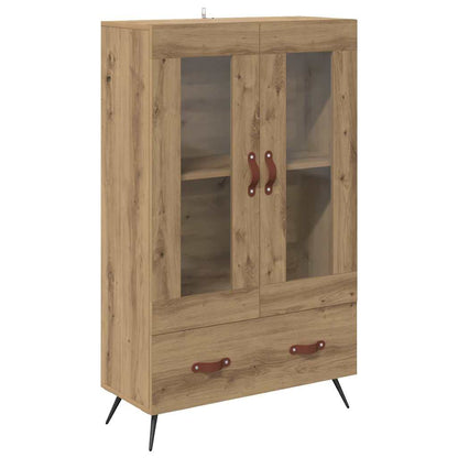 Vysoký Bufet Artisanový Dub 69,5 X 31 X 115 Cm