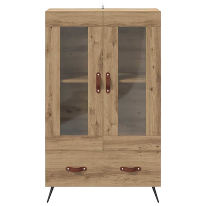 Vysoký Bufet Artisanový Dub 69,5 X 31 X 115 Cm