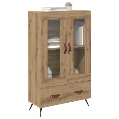 Vysoký Bufet Artisanový Dub 69,5 X 31 X 115 Cm