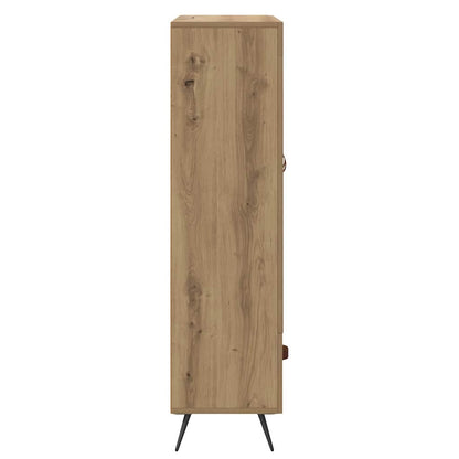 Vysoký Bufet Artisanový Dub 69,5 X 31 X 115 Cm