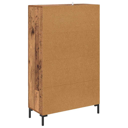Vysoký Bufet Staré Dřevo 69,5 X 31 X 115 Cm Kompozitní Dřevo