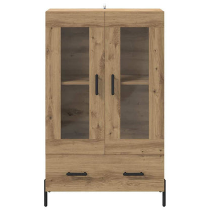 Vysoký Bufet Corona Artisanový Dub 69,5 X 31 X 115 Cm
