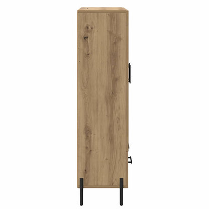 Vysoký Bufet Corona Artisanový Dub 69,5 X 31 X 115 Cm