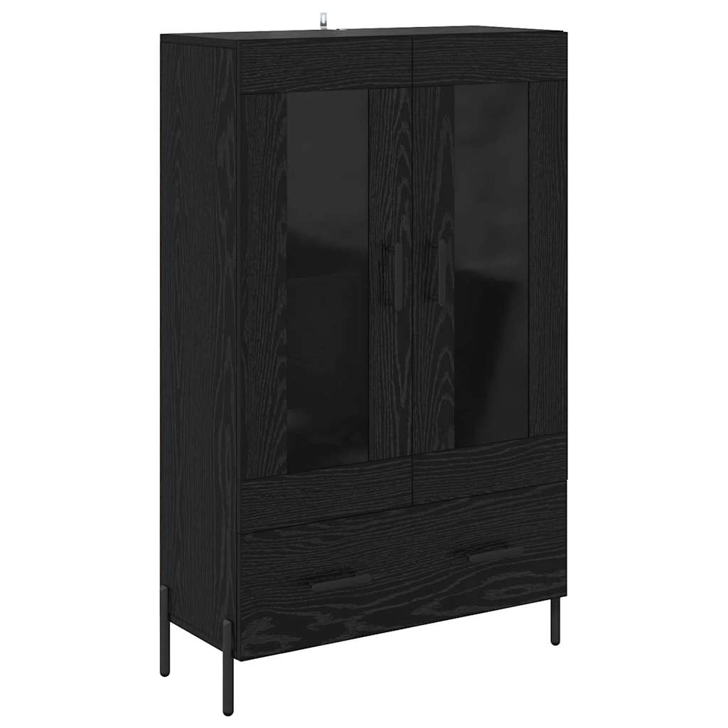 Vysoký Bufet Corona Černý Dub 69,5 X 31 X 115 Cm