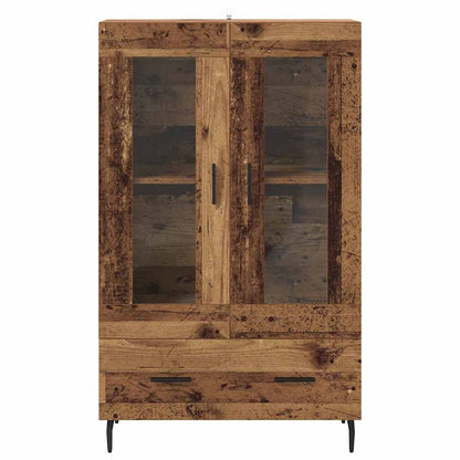 Vysoký Bufet Staré Dřevo 69,5 X 31 X 115 Cm Kompozitní Dřevo