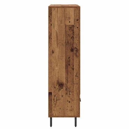Vysoký Bufet Staré Dřevo 69,5 X 31 X 115 Cm Kompozitní Dřevo