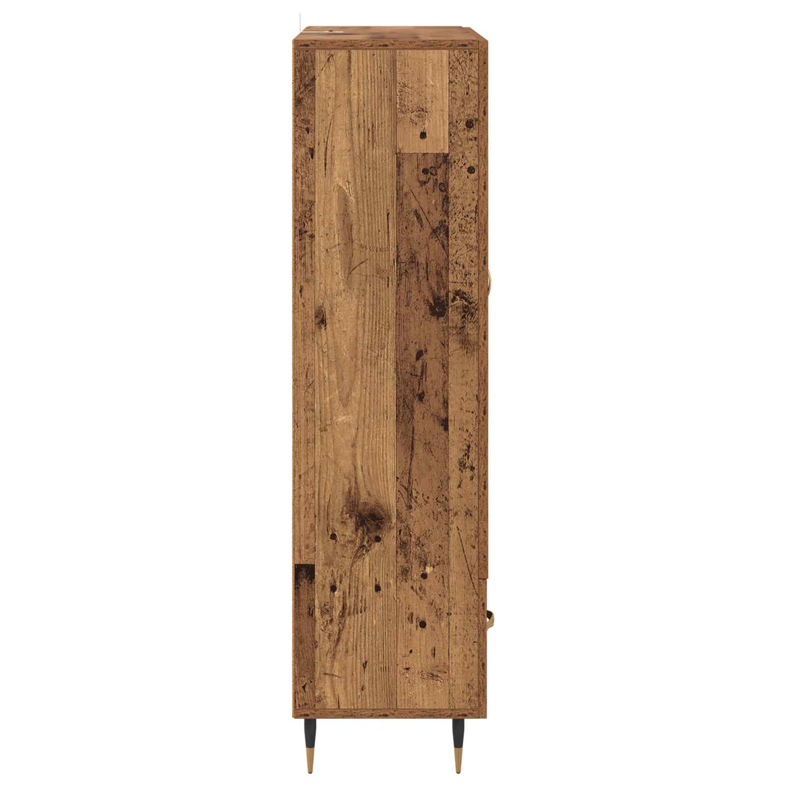 Vysoký Bufet Staré Dřevo 69,5 X 31 X 115 Cm Kompozitní Dřevo