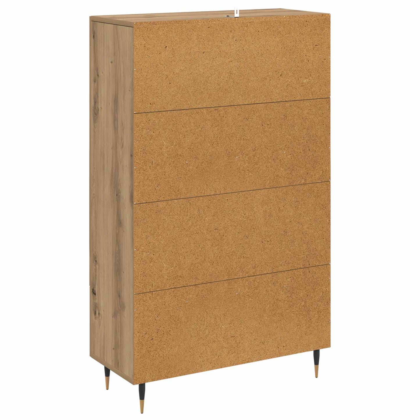 Vysoký Bufet Artisanový Dub 69,5 X 31 X 115 Cm Kompozitní Dřevo