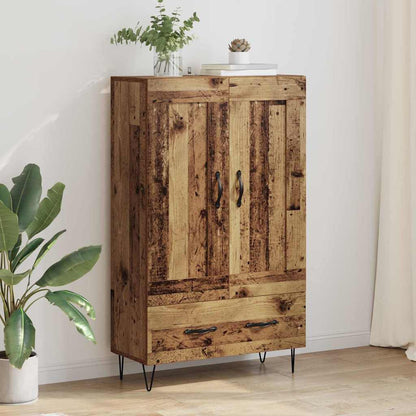 Vysoký Bufet Staré Dřevo 69,5 X 31 X 115 Cm Kompozitní Dřevo