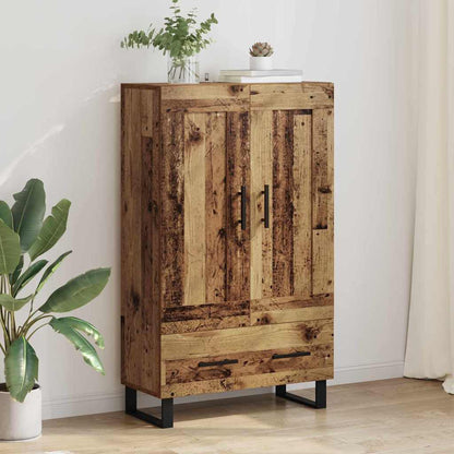 Vysoký Bufet Staré Dřevo 69,5 X 31 X 115 Cm Kompozitní Dřevo