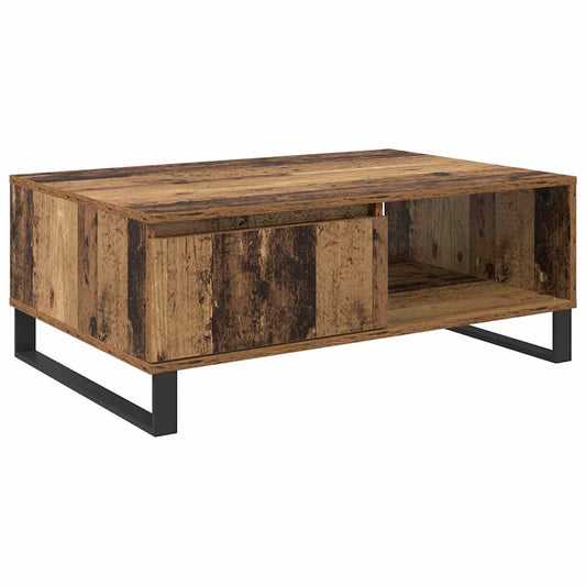 Konferenční Stolek Staré Dřevo 90 X 60 X 35 Cm Kompozitní Dřevo