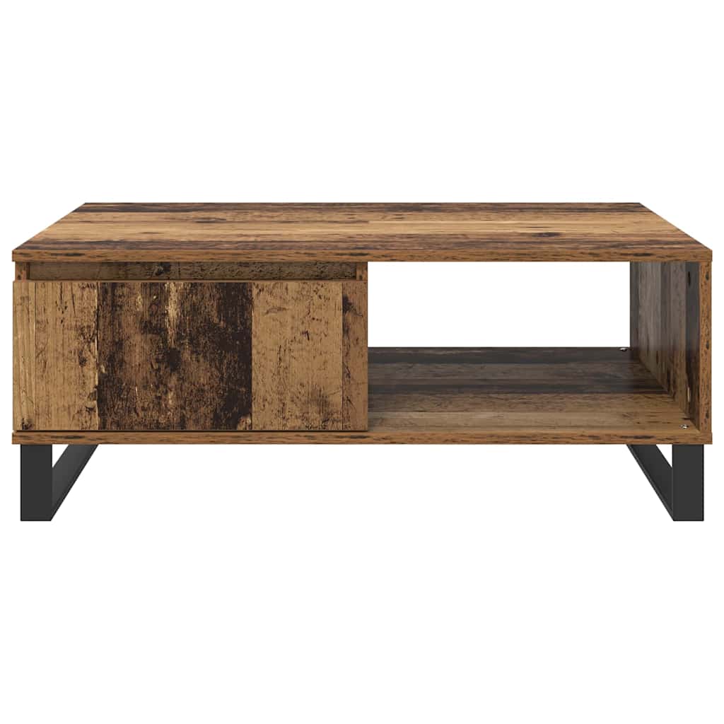 Konferenční Stolek Staré Dřevo 90 X 60 X 35 Cm Kompozitní Dřevo