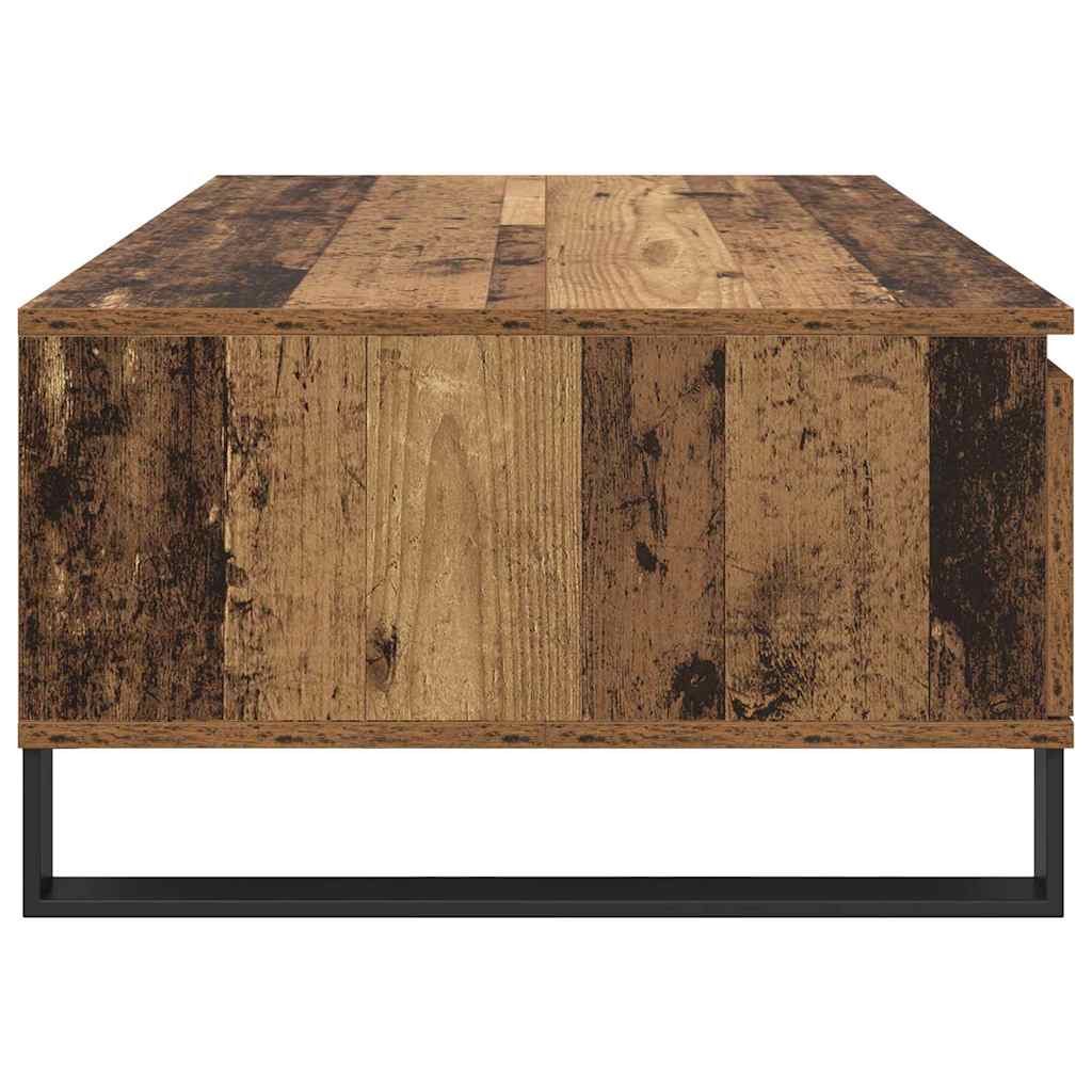 Konferenční Stolek Staré Dřevo 90 X 60 X 35 Cm Kompozitní Dřevo