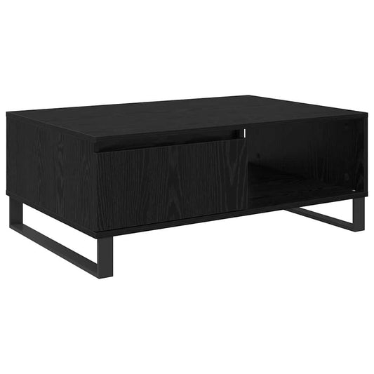 Konferenční Stolek Černý Dub 90 X 60 X 35 Cm Kompozitní Dřevo