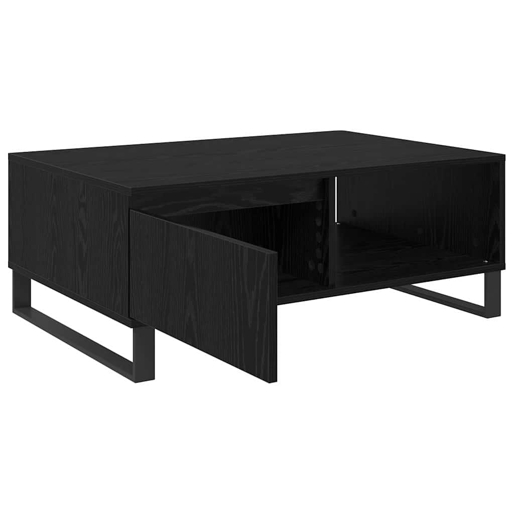 Konferenční Stolek Černý Dub 90 X 60 X 35 Cm Kompozitní Dřevo