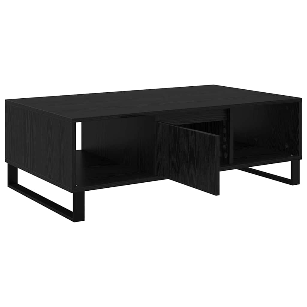 Konferenční Stolek Černý Dub 104 X 60 X 35 Cm Kompozitní Dřevo