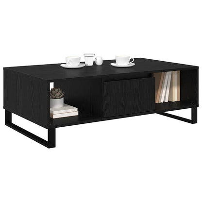 Konferenční Stolek Černý Dub 104 X 60 X 35 Cm Kompozitní Dřevo
