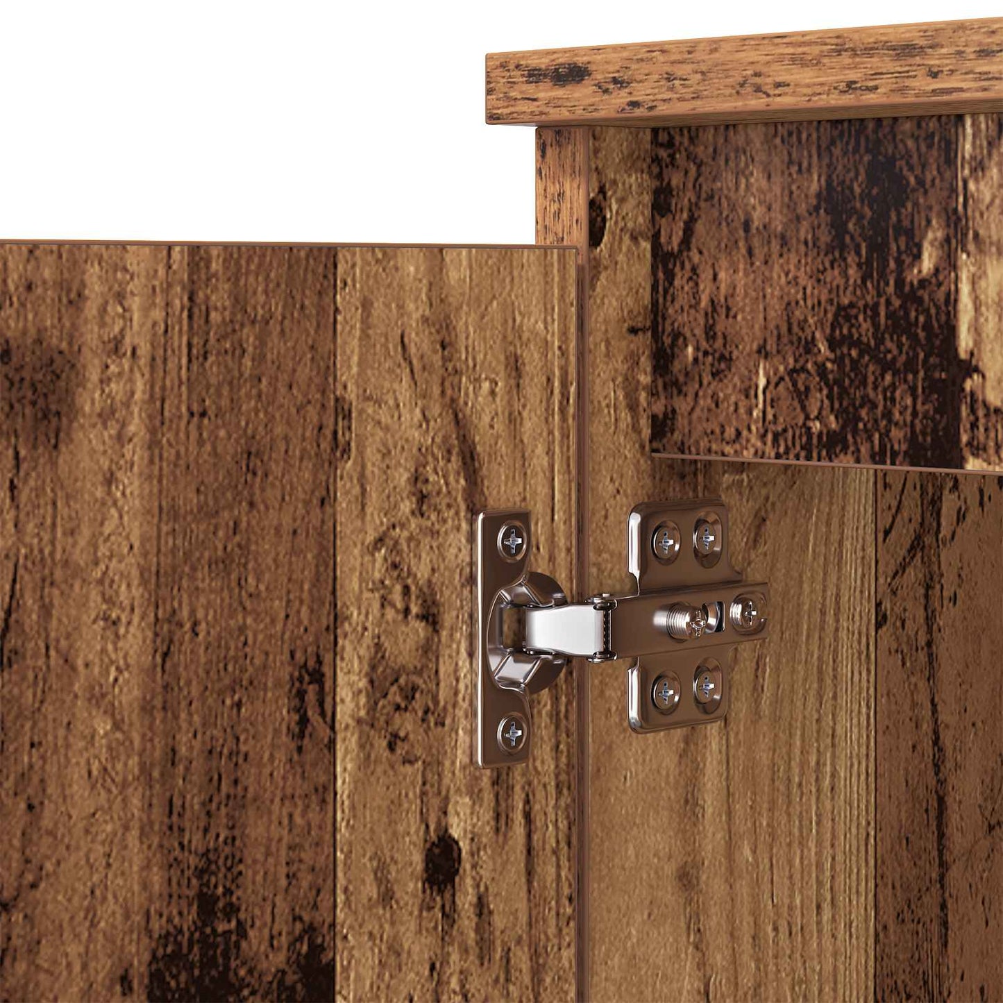 Servírovací Skříň Staré Dřevo 60 X 35 X 70 Cm Kompozitní Dřevo