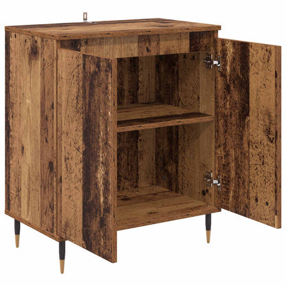 Servírovací Skříň Staré Dřevo 60 X 35 X 70 Cm Kompozitní Dřevo