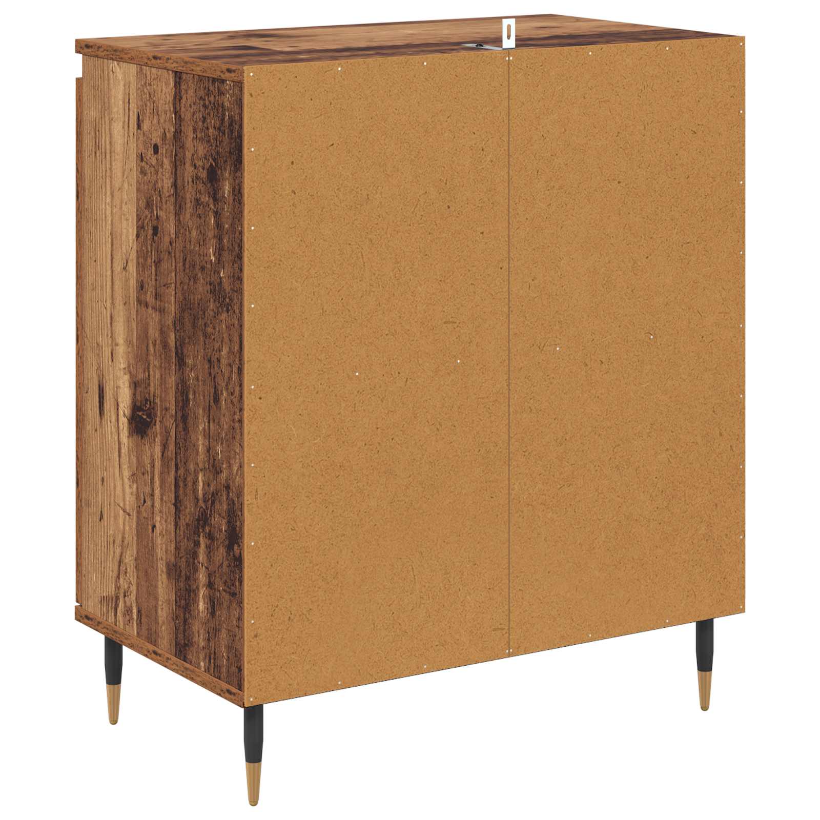 Servírovací Skříň Staré Dřevo 60 X 35 X 70 Cm Kompozitní Dřevo