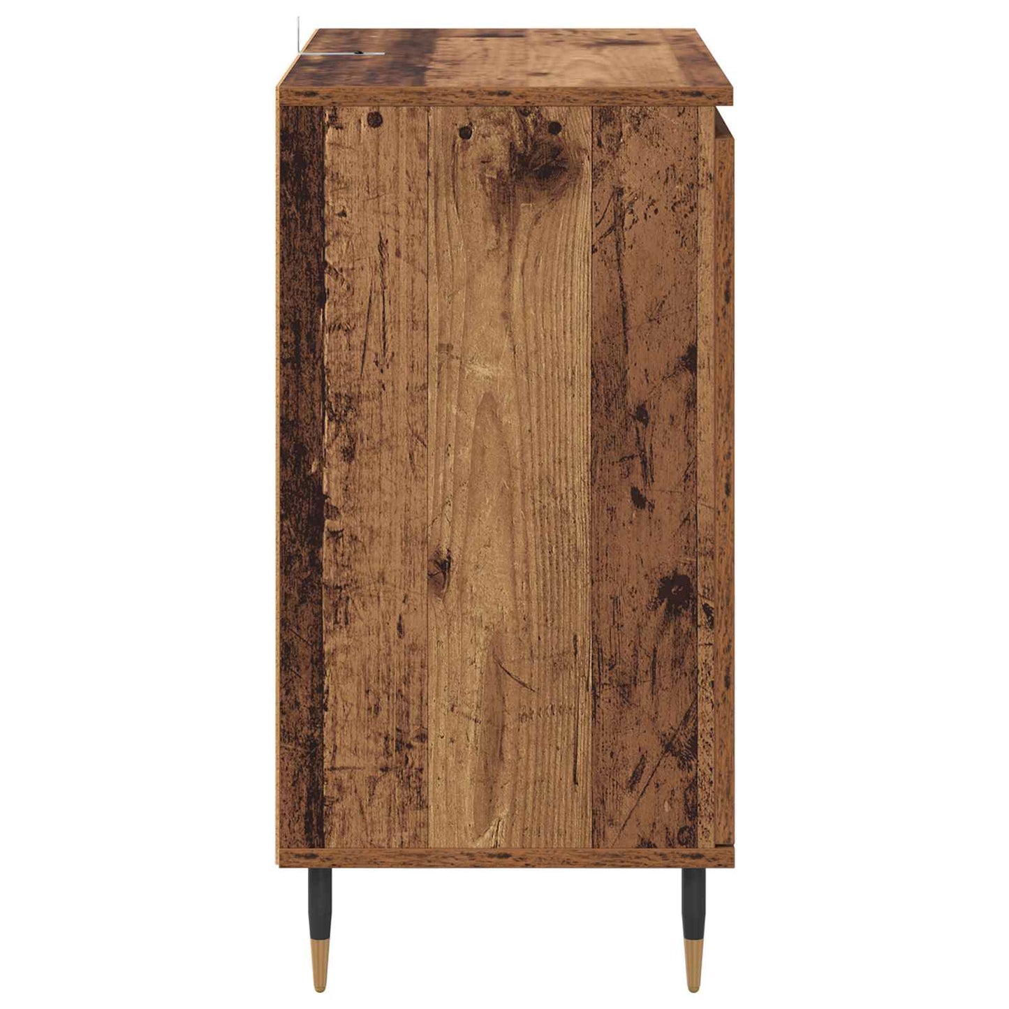 Servírovací Skříň Staré Dřevo 60 X 35 X 70 Cm Kompozitní Dřevo