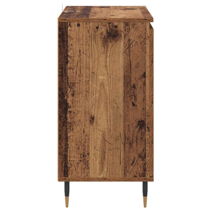 Servírovací Skříň Staré Dřevo 60 X 35 X 70 Cm Kompozitní Dřevo