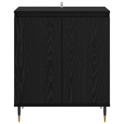 Servírovací Skříň Černý Dub 60 X 35 X 70 Cm Kompozitní Dřevo