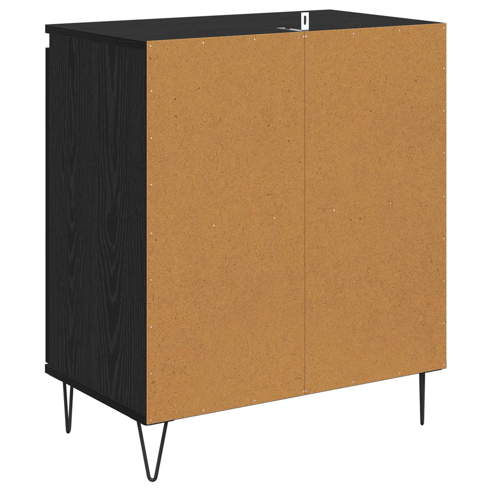 Servírovací Skříň Černý Dub 60 X 35 X 70 Cm Kompozitní Dřevo