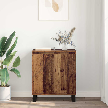 Servírovací Skříň Staré Dřevo 60 X 35 X 70 Cm Kompozitní Dřevo