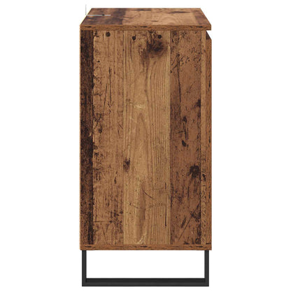 Servírovací Skříň Staré Dřevo 60 X 35 X 70 Cm Kompozitní Dřevo