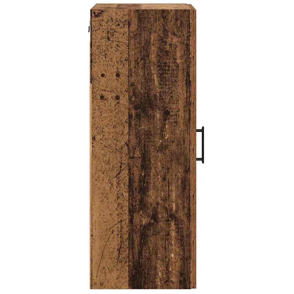 Nástěnná Skříňka Staré Dřevo 34,5 X 34 X 90 Cm Kompozitní Dřevo