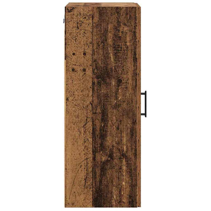 Nástěnná Skříňka Staré Dřevo 34,5 X 34 X 90 Cm Kompozitní Dřevo