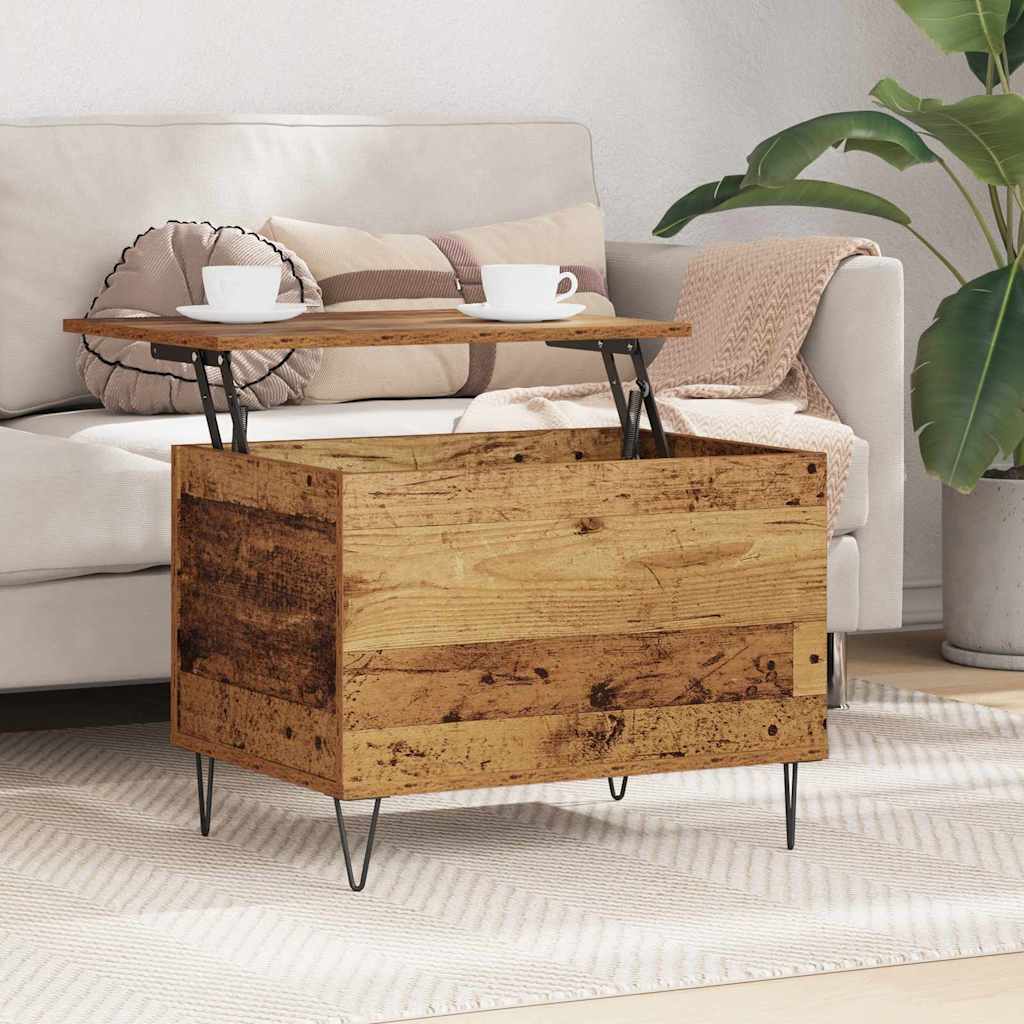 Konferenční Stolek Staré Dřevo 60 X 44,5 X 45 Cm