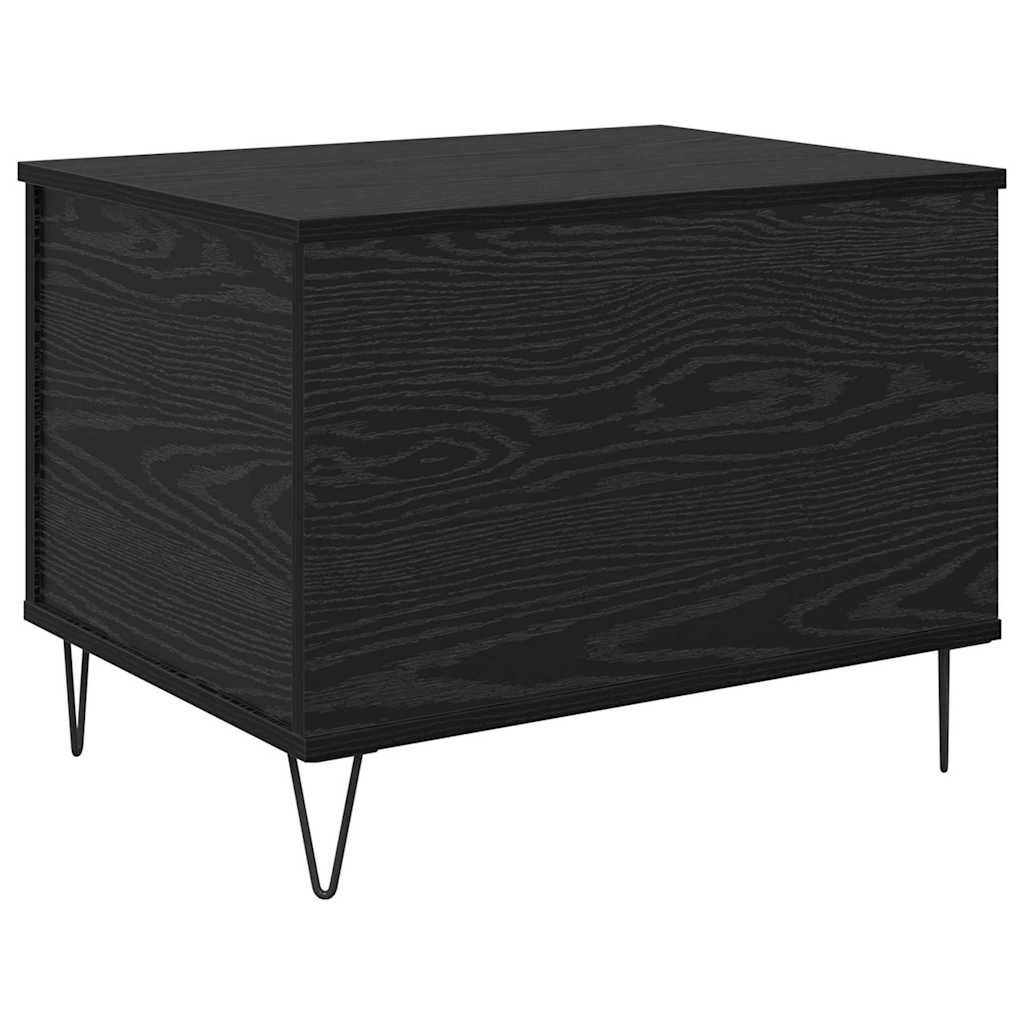 Konferenční Stolek Černý Dub 60 X 44,5 X 45 Cm Kompozitní Dřevo