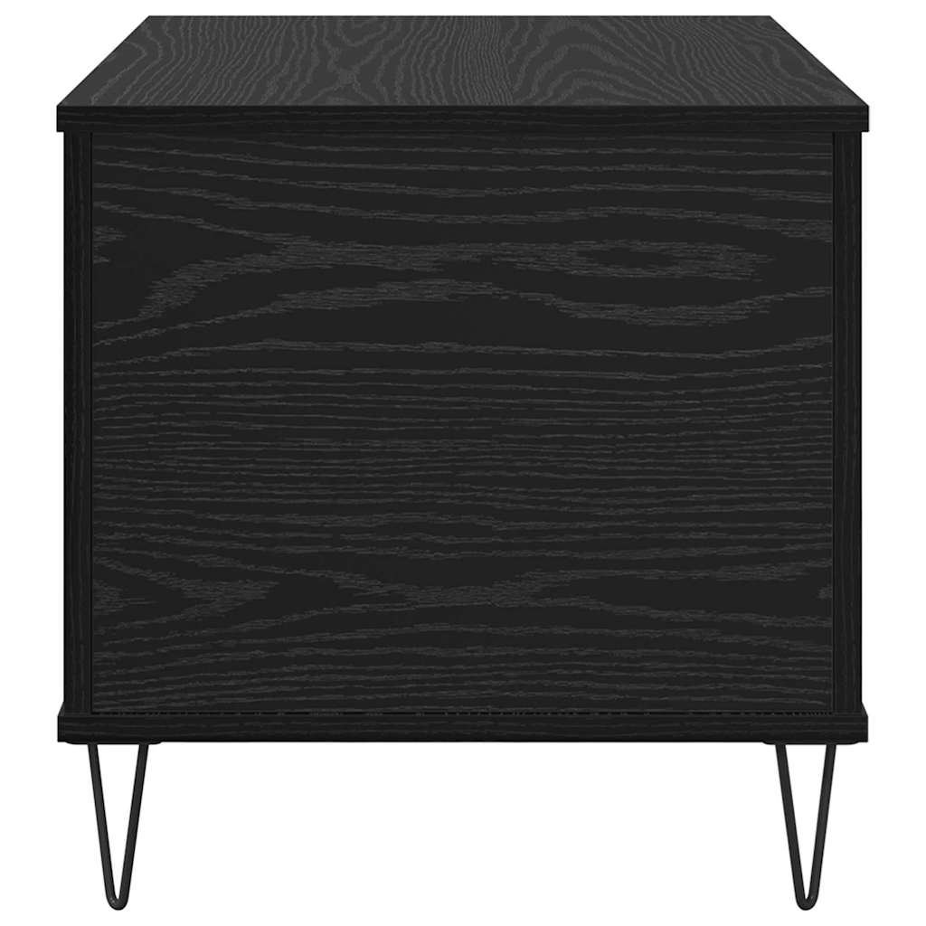 Konferenční Stolek Černý Dub 60 X 44,5 X 45 Cm Kompozitní Dřevo